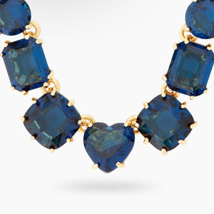 Blue Ocean Diamantine Stones Necklace