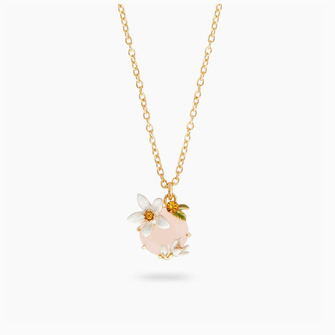 Glass and Orange Blossom Necklace