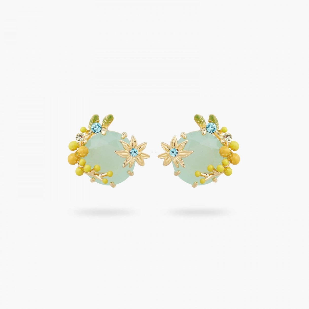 Mimosa and Star Anise Earrings