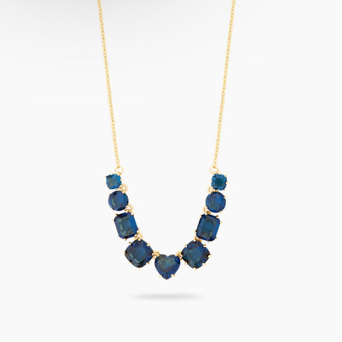 Ocean Blue Diamantine Stones Necklace