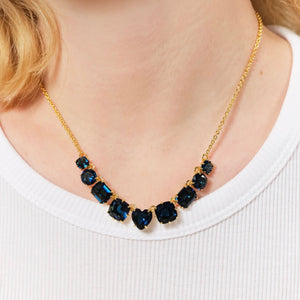 Blue Ocean Diamantine Stones Necklace