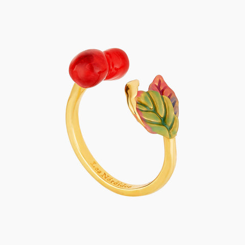 Exquisite Cherry Adjustable Ring