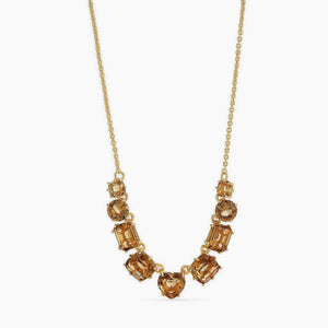 Golden Brown Diamantine Necklace