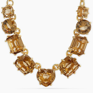 Golden Brown Diamantine Necklace