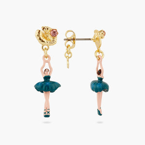 Water Lily Ballerina Post Earrings