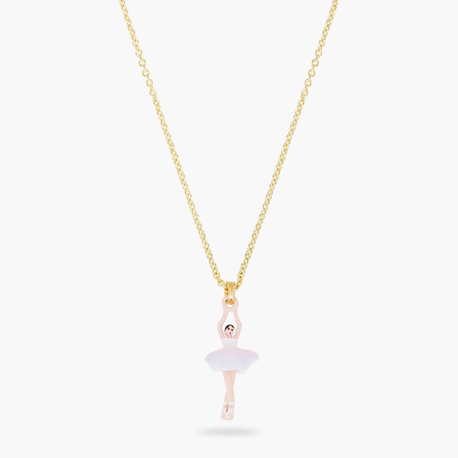 Lilac Mini Ballerina Necklace