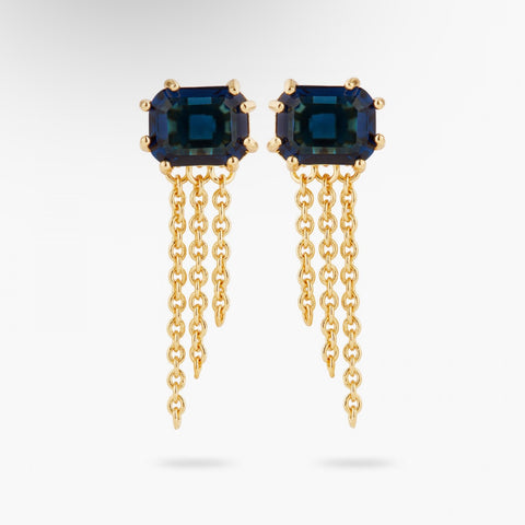 Ocean Blue Diamantine Earrings