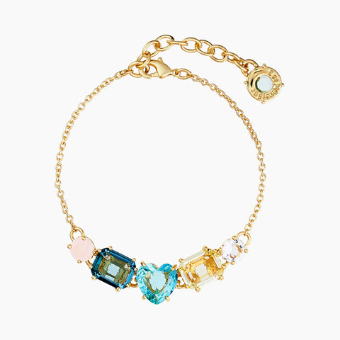 Aqua Stones Diamantine Bracelet