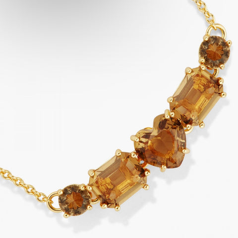 Golden Brown Diamantine Bracelet