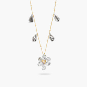 Silver Daisy Necklace