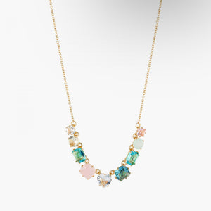 Aqua Stones Diamantine Necklace