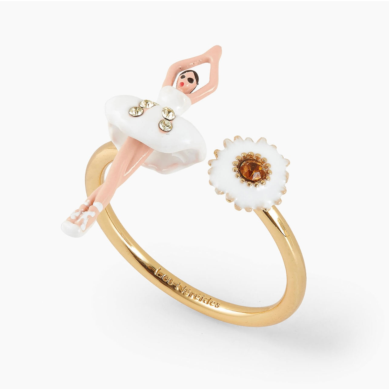 Daisy Ballerina Adjustable Ring